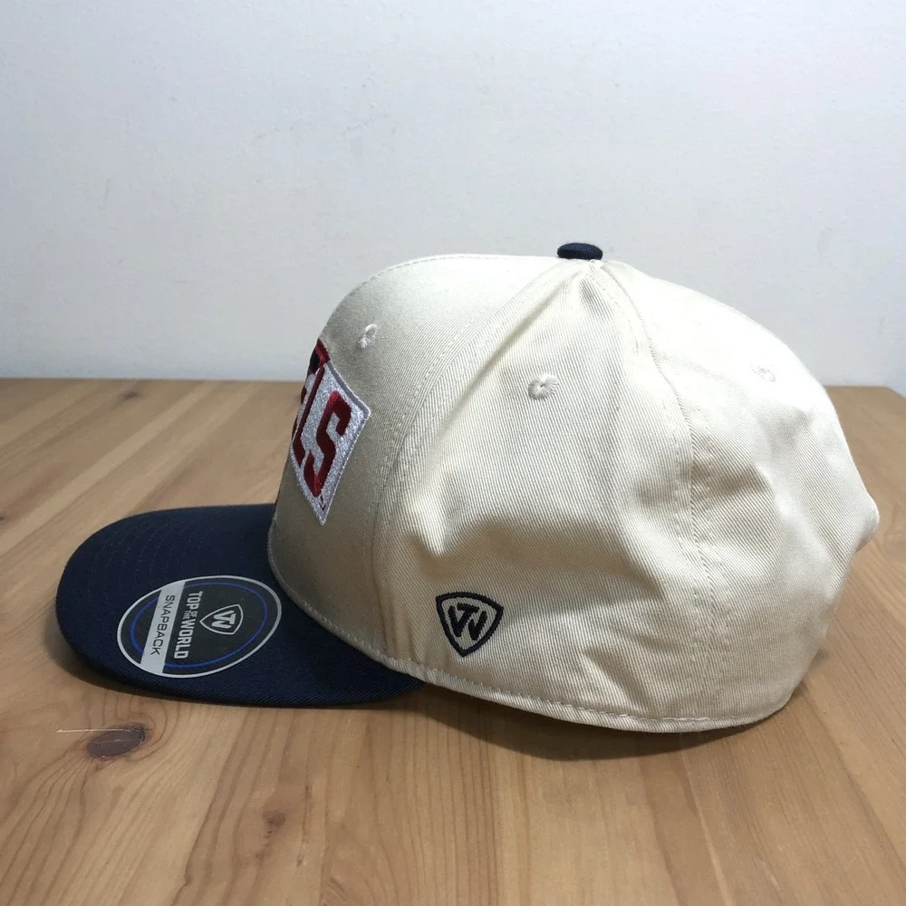 Ole Miss Rebels Top of the World Snapback Goalaso Hat Men's Adjustable Khaki